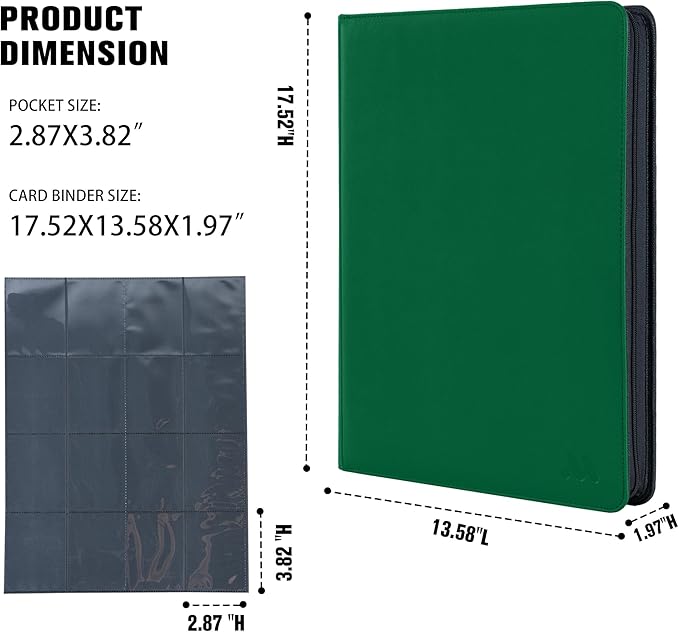 16-Pocket Card Trading Binder