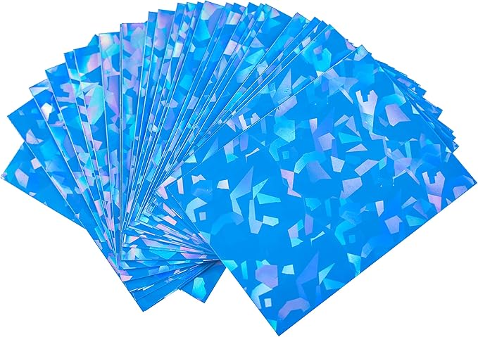 100 Holographic Card Sleeves