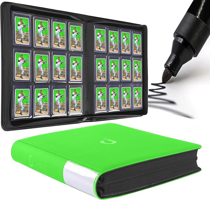 D DACCKIT Toploader Binder - 4 Pocket Top Loader Binder