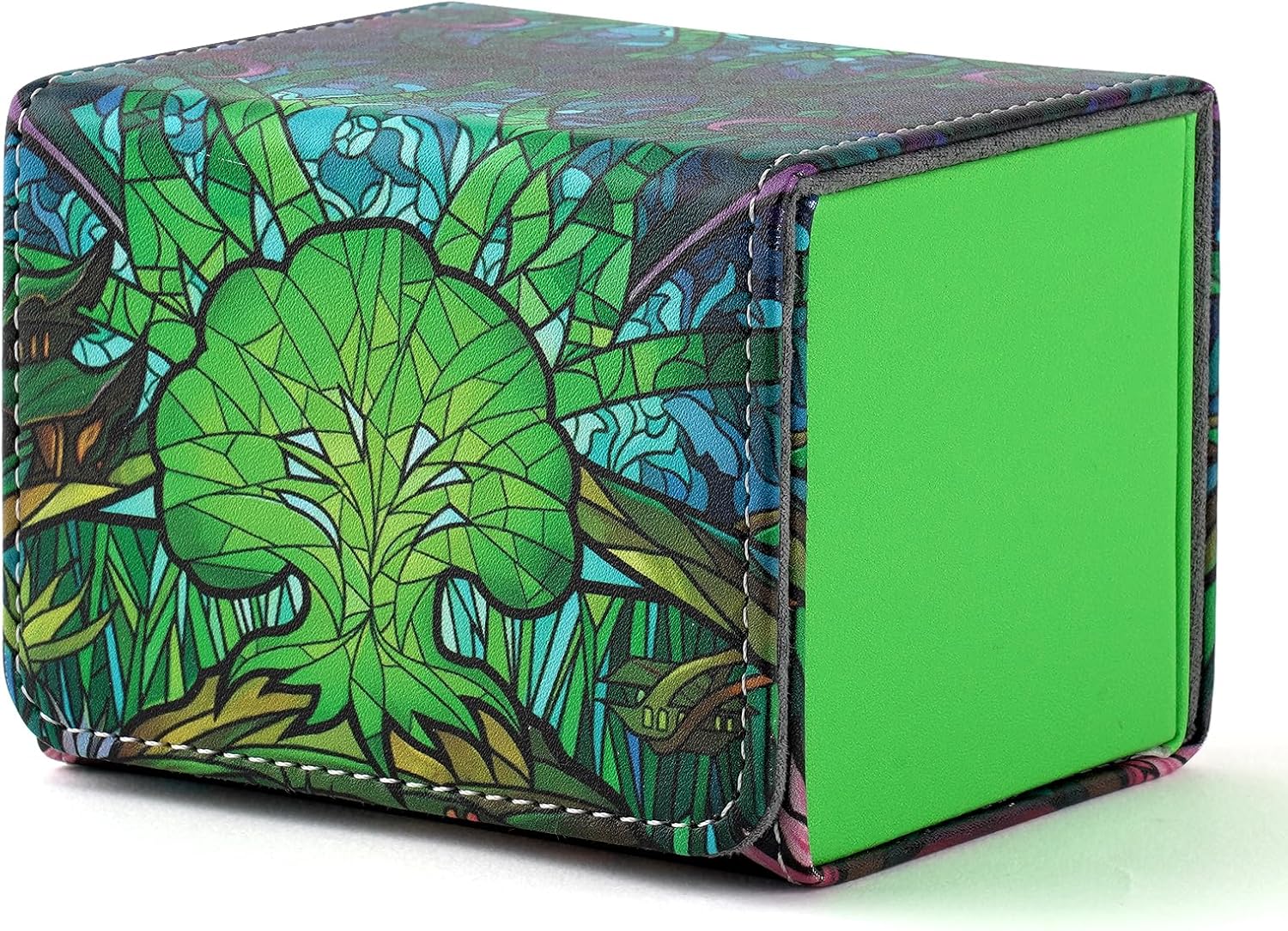MTGPRO PU Leather Magnetic Deck Box Holds 120+ Sleeved Cards