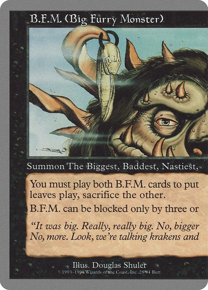 B.F.M. (Big Furry Monster) (28) (28) (UGL)