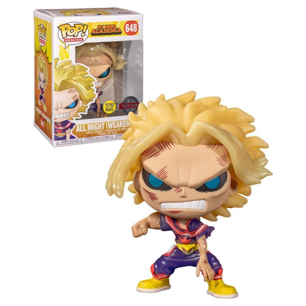 Funko POP Animation: MHA - All Might Weakened Hero (GW) (Exc)