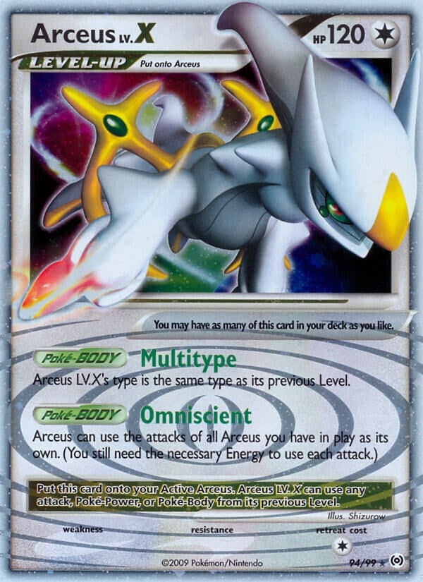 Arceus Lv.X (94) (94/99) (AR)