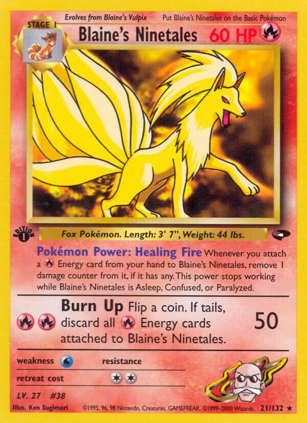 Blaine's Ninetales (021/132) (G2)