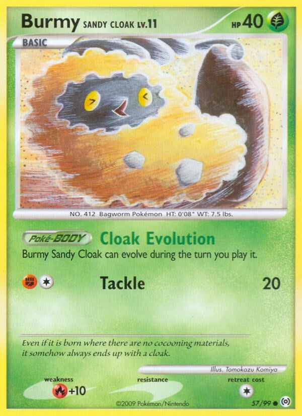 Image for Burmy Sandy Cloak (57/99) (AR) - Pokemon