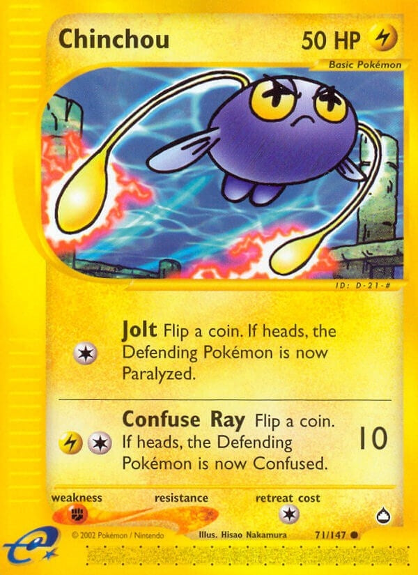 Image for Chinchou (71) (071/147) (AQ) - Pokemon