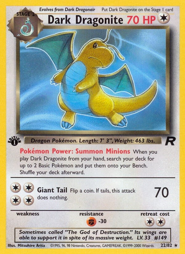 Dark Dragonite (22) (22/82) (TR)