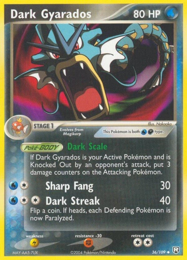 Dark Gyarados (36/109) (RR)