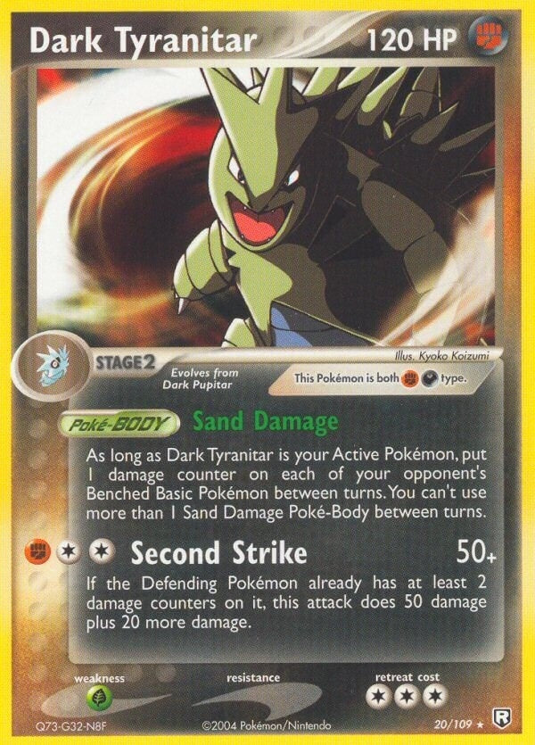 Dark Tyranitar (20/109) (RR)
