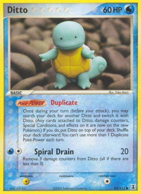 Ditto - 64/113 (Squirtle) (064/113) (DS)