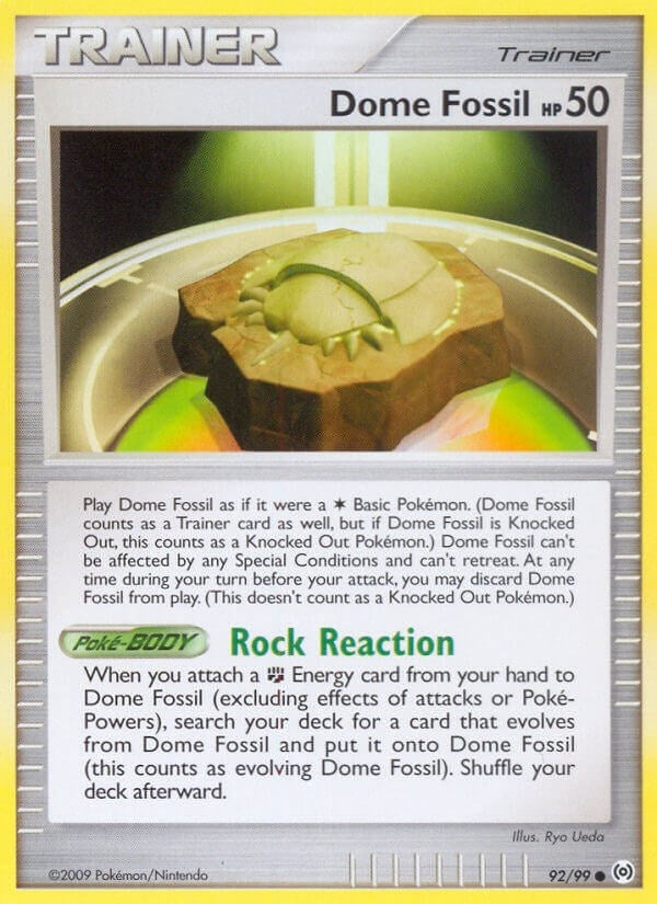 Image for Dome Fossil (92/99) (AR) - Pokemon