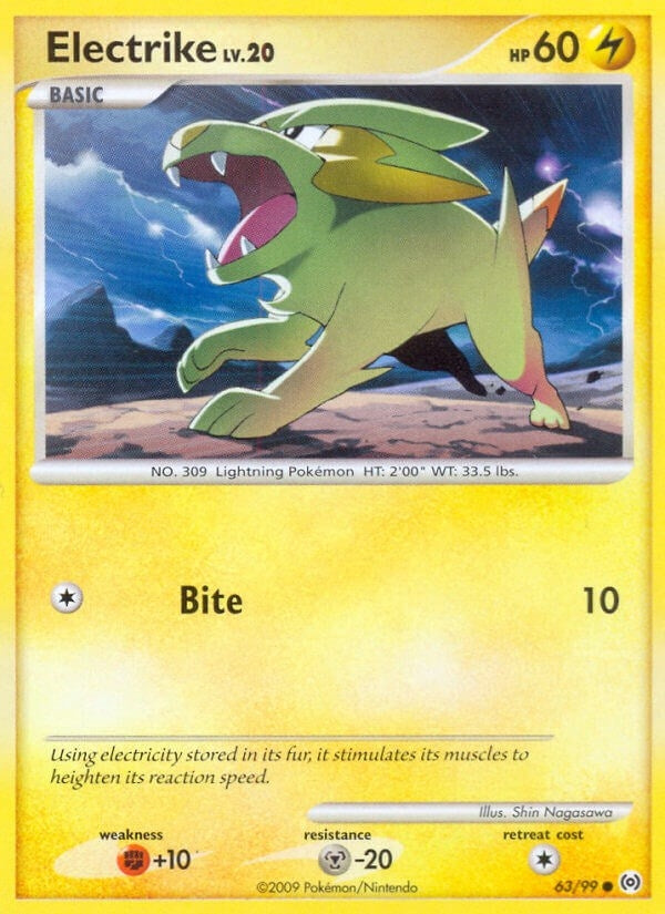 Image for Electrike (63) (63/99) (AR) - Pokemon