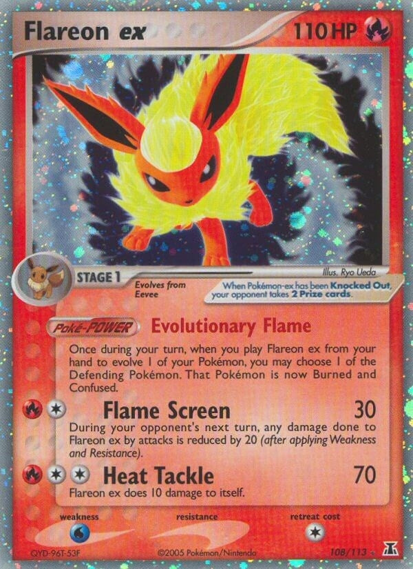 Flareon ex (108/113) (DS)