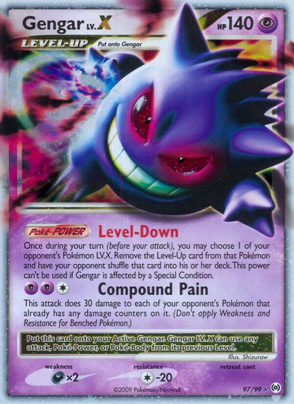 Gengar Lv.X (97/99) (AR)