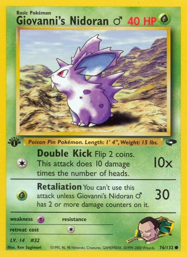 Giovanni's Nidoran M (076/132) (G2)