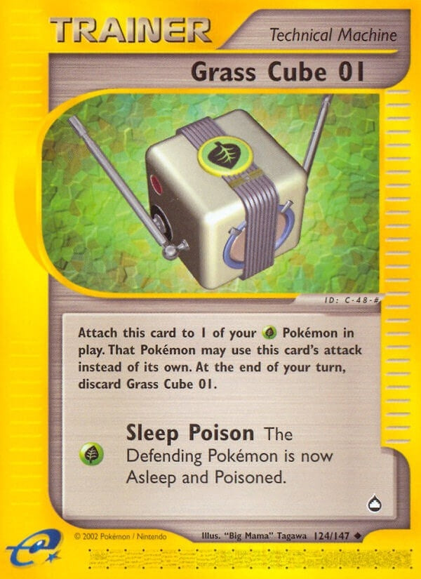 Image for Grass Cube 01 (124/127) (AQ) - Pokemon