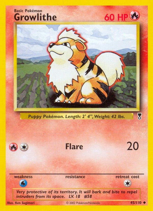 Growlithe (045/110) (LC)