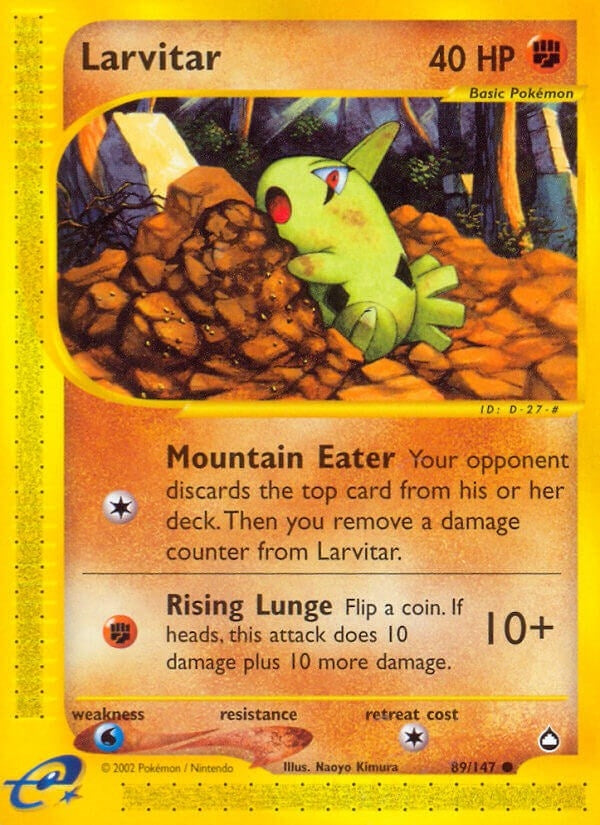Image for Larvitar (089/147) (AQ) - Pokemon
