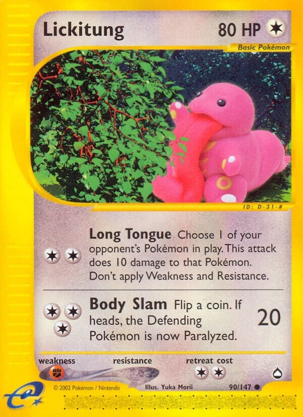 Image for Lickitung (090/147) (AQ) - Pokemon