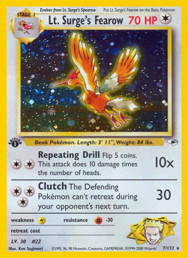Lt. Surge's Fearow (007/132) (G1)