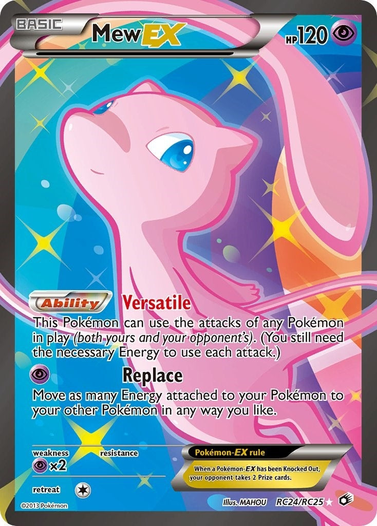 Mew EX (Full Art) (RC24/RC25) (LTR)