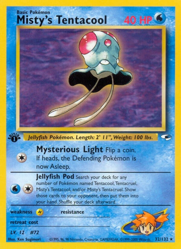 Misty's Tentacool (32) (032/132) (G1)
