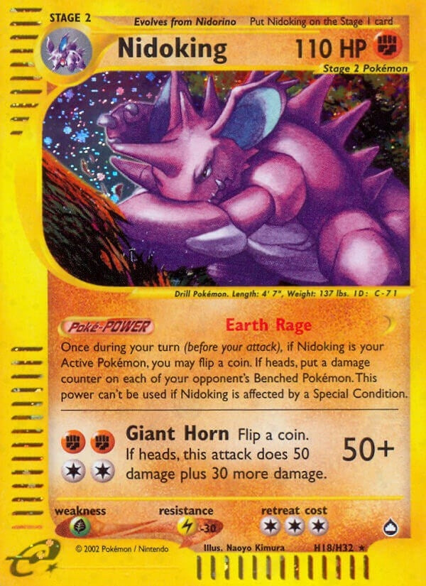 Nidoking (H18) (H18/H32) (AQ)