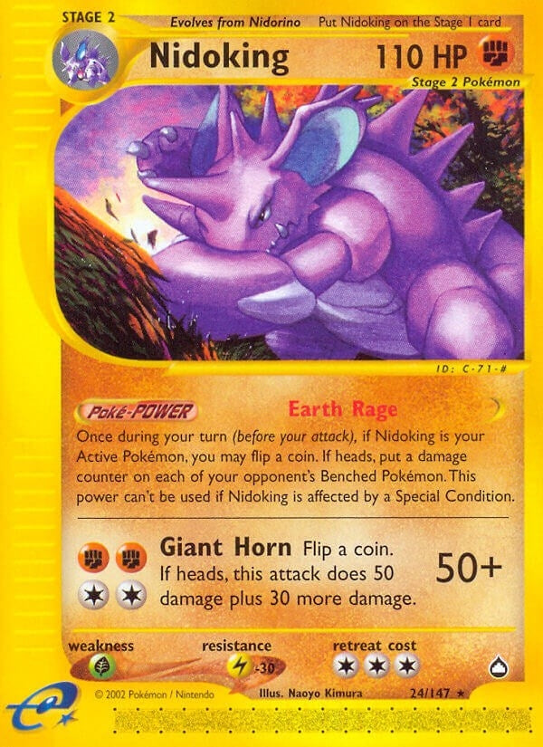 Image for Nidoking (24) (024/147) (AQ) - Pokemon