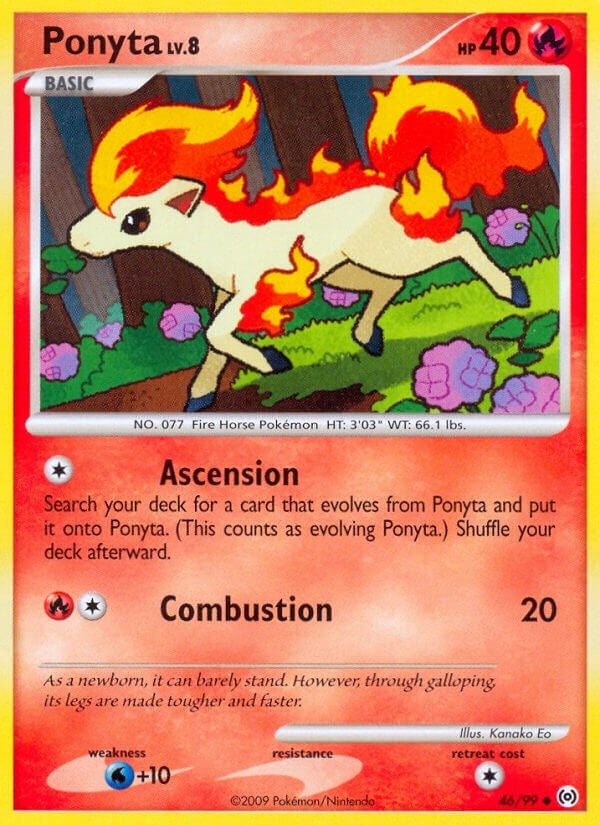 Image for Ponyta (46) (46/99) (AR) - Pokemon