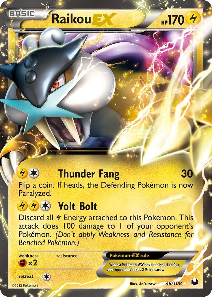 Raikou EX (38/108) (DEX)