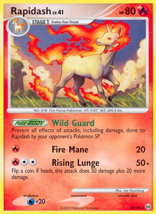 Image for Rapidash (28) (28/99) (AR) - Pokemon