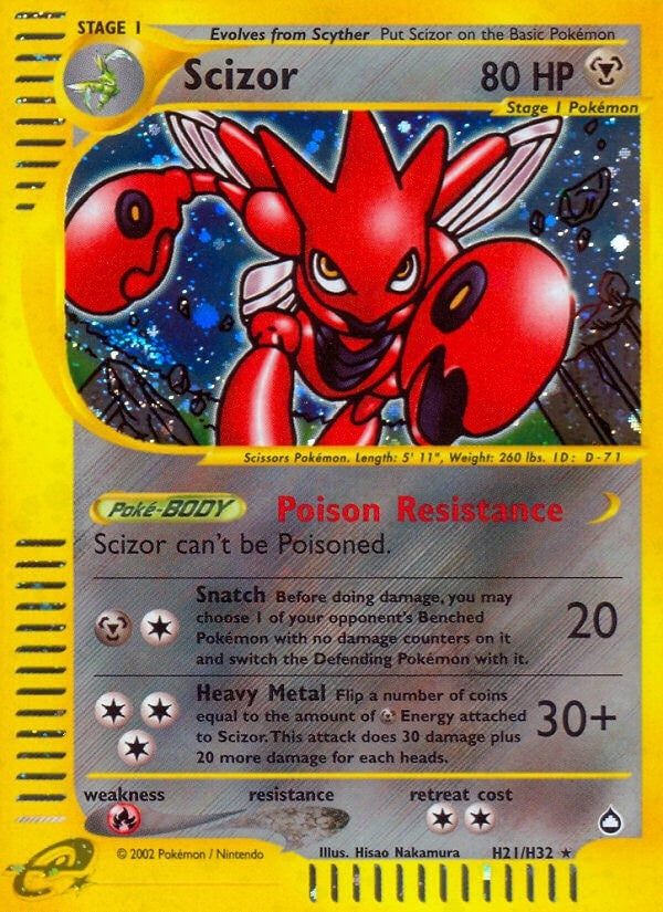 Image for Scizor (H21) (H21/H32) (AQ) - Pokemon