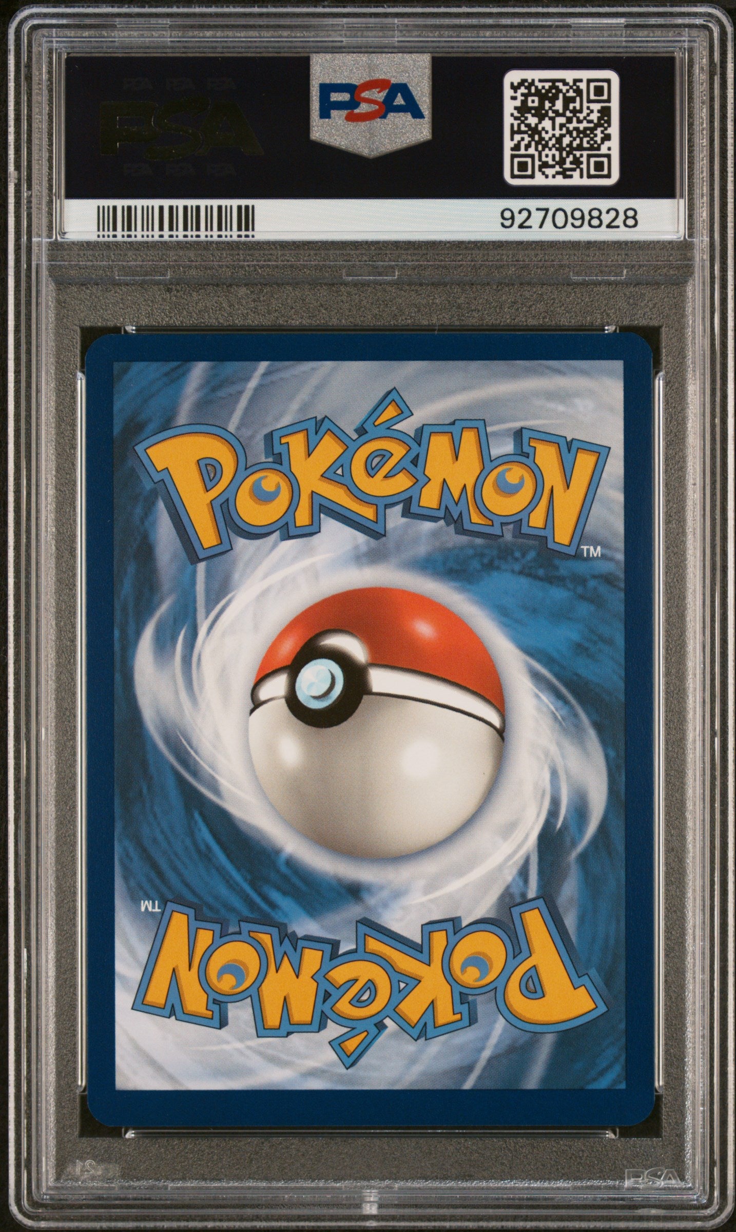 Poliwhirl Illustration Rare Pokemon Mew En-151 176 NM PSA 9 (Back)
