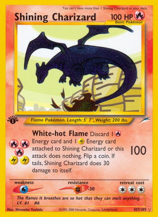 Shining Charizard (107/105) (N4)