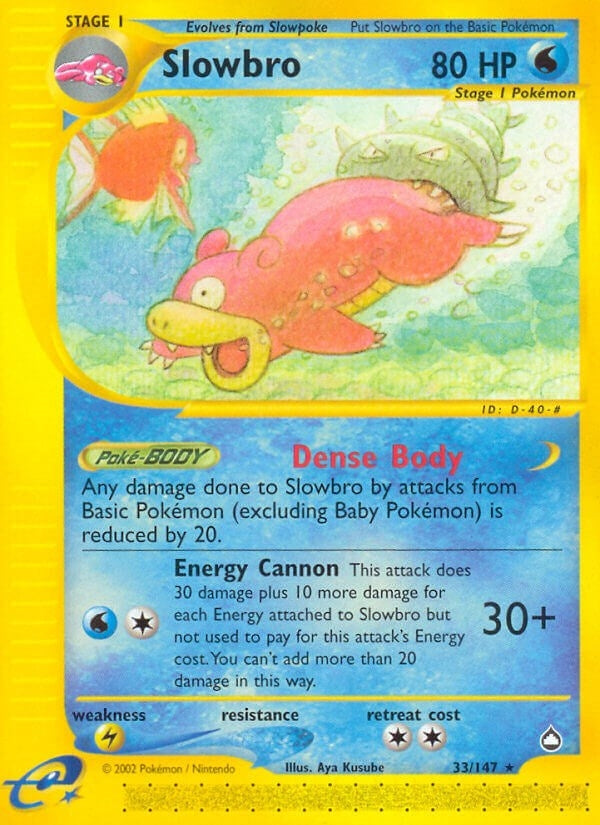 Image for Slowbro (033/147) (AQ) - Pokemon