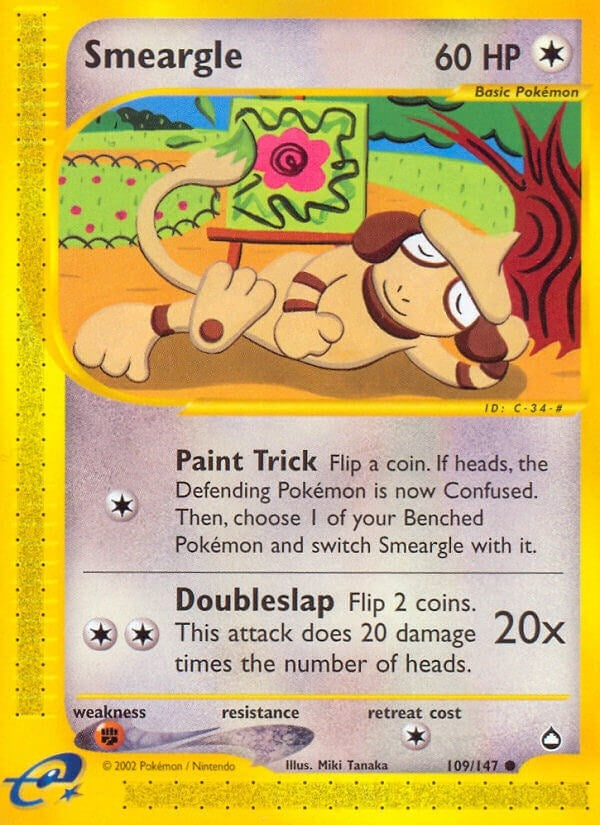Image for Smeargle (109/147) (AQ) - Pokemon