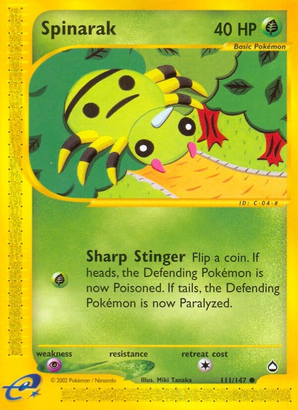 Spinarak (111) (111/147) (AQ)
