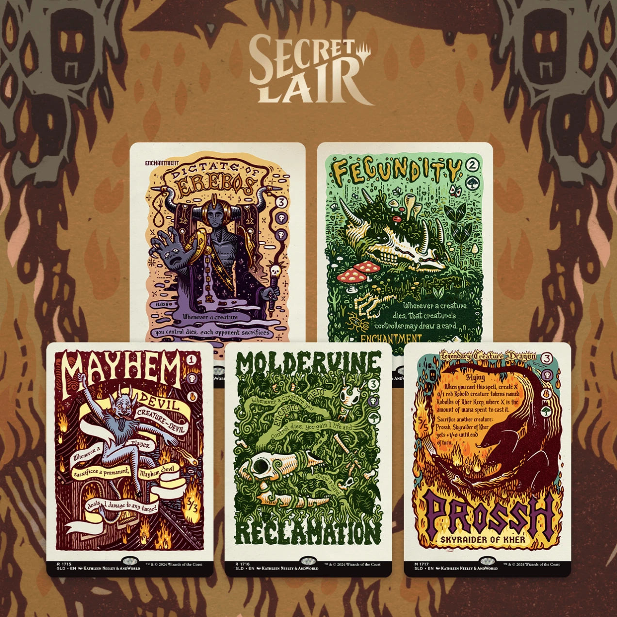 Secret Lair Drop: Prints of Darkness - Non-Foil Edition