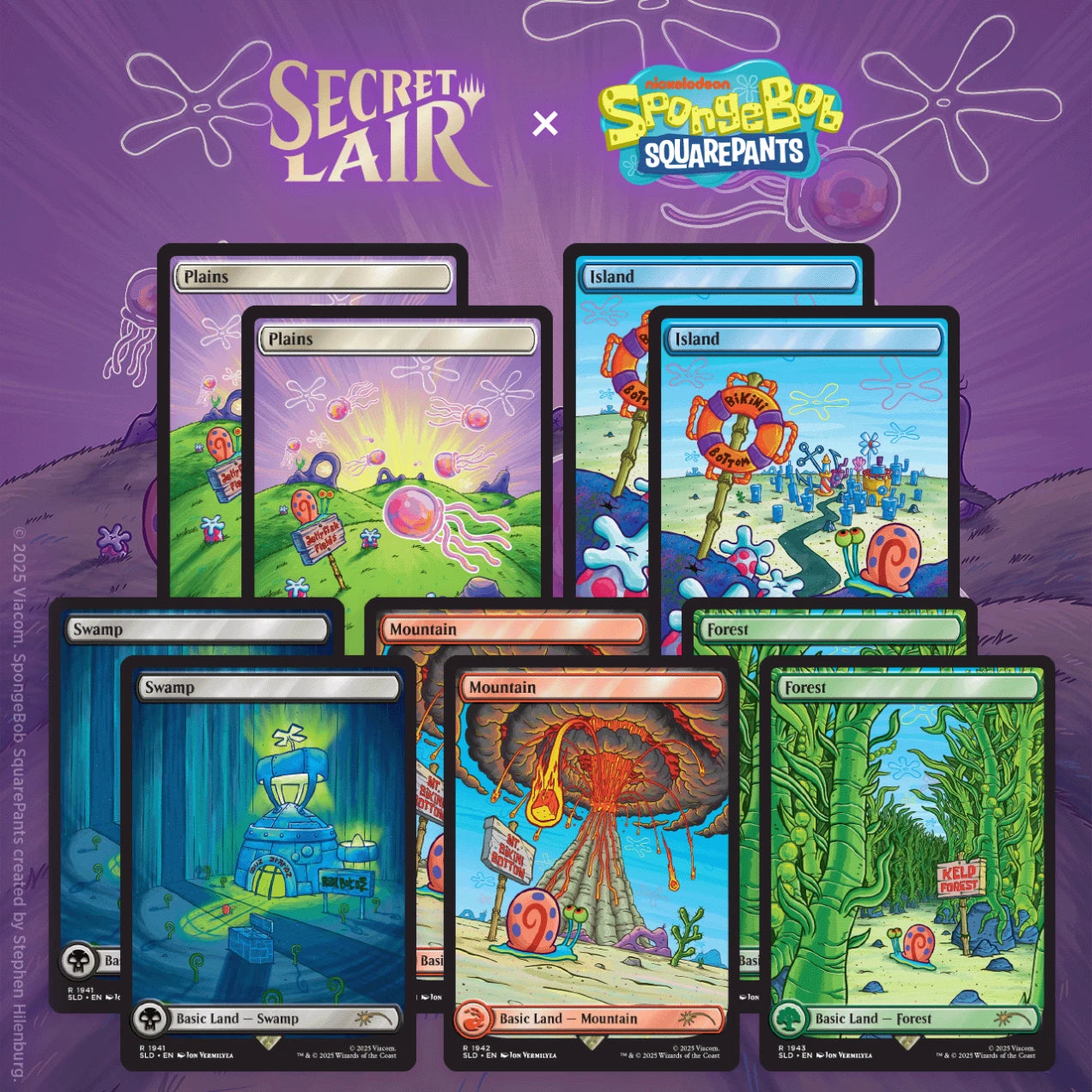 Secret Lair Drop: Our Boss is on Vacation Superdrop: Spongebob Squarepants: Lands Under the Sea - Non-Foil Edition
