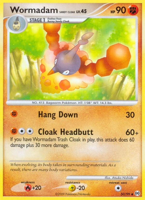 Image for Wormadam Sandy Cloak (50/99) (AR) - Pokemon