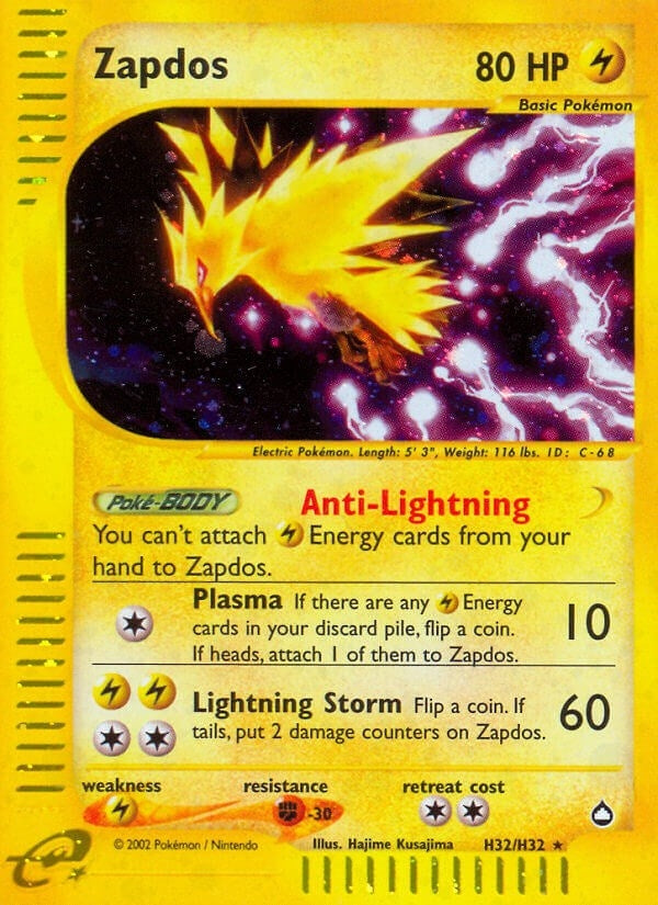Zapdos (H32) (H32/H32) (AQ)
