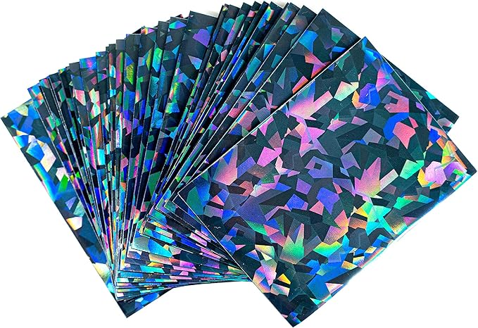 100 Holographic Card Sleeves