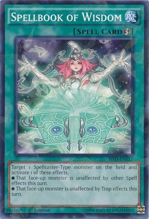 Spellbook of Wisdom (Shatterfoil) (BP03-EN177) (BP03)