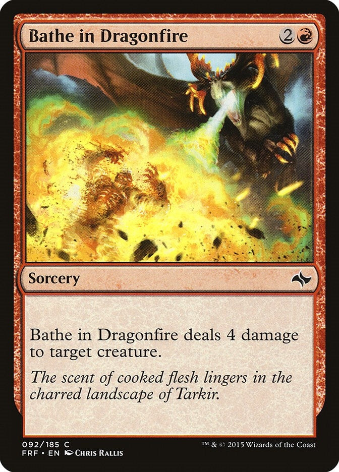 Image for Bathe in Dragonfire (92) (FRF) - Magic: The Gathering