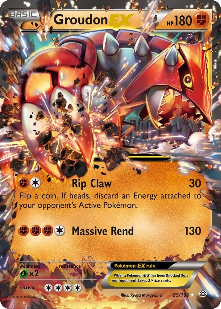 Groudon EX (85/160) (PRC)