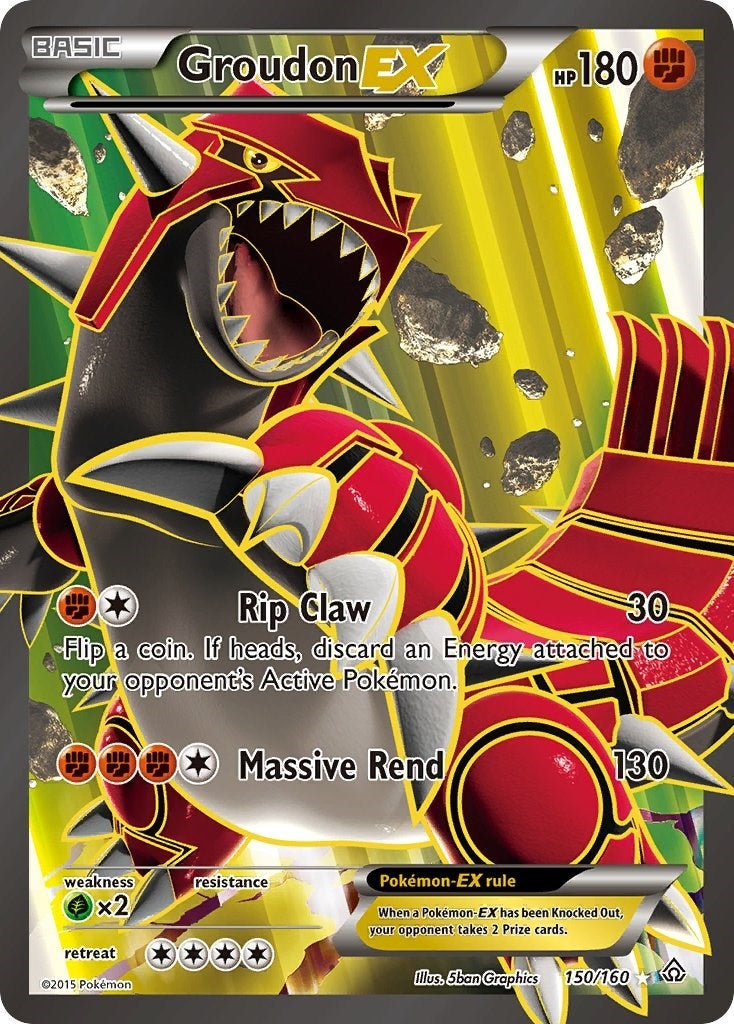 Groudon EX (150 Full Art) (150/160) (PRC)