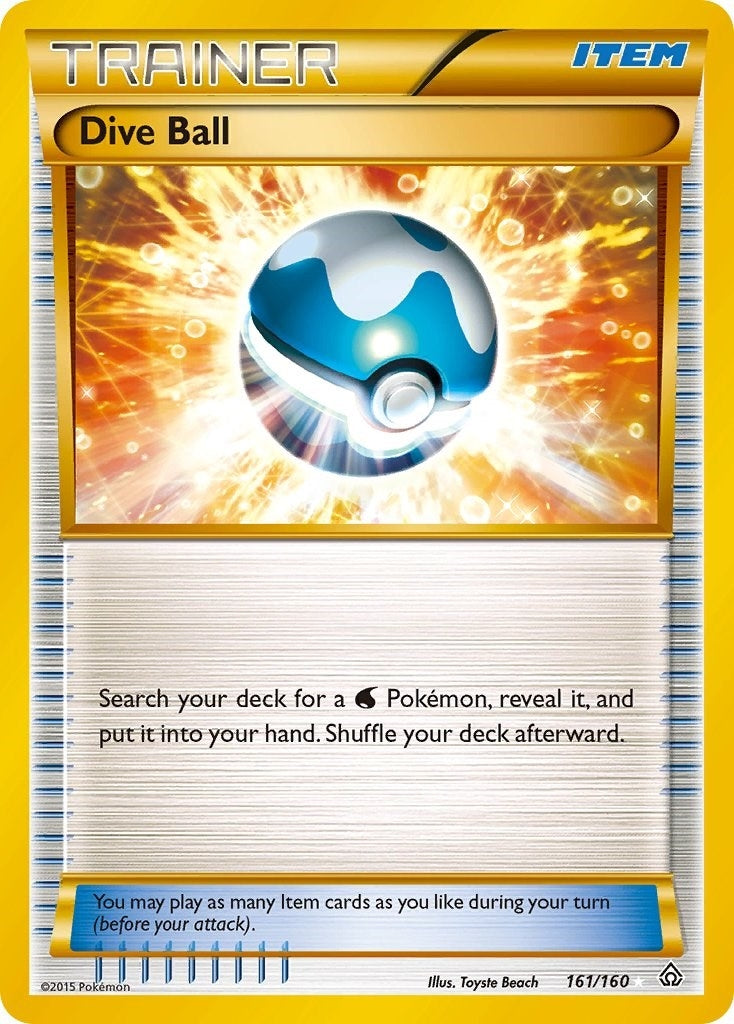 Dive Ball (161 Secret Rare) (161/160) (PRC)