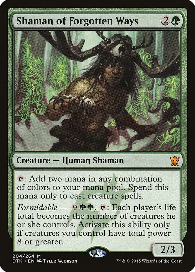 Shaman of Forgotten Ways (204) (DTK)
