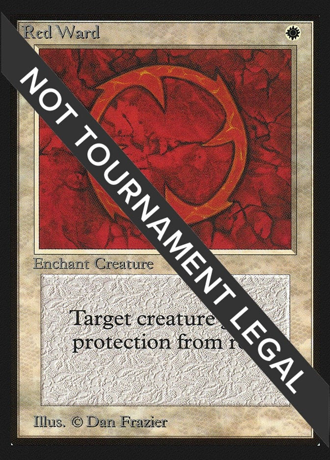 Image for Red Ward (CE) (CED) - Magic: The Gathering