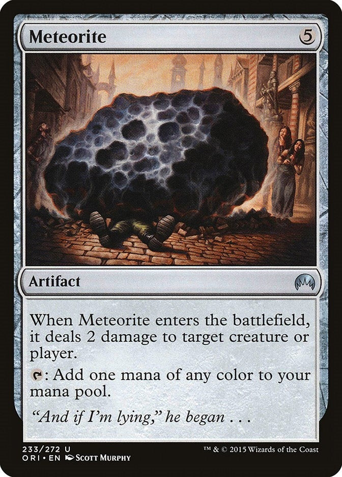 Image for Meteorite (233) (ORI) - Magic: The Gathering